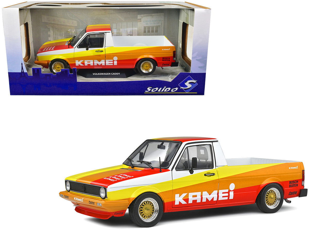 1982 Volkswagen Caddy MK 1 Pickup Truck "Kamei Tribute" 1/18 Diecast Model Car by Solido-0