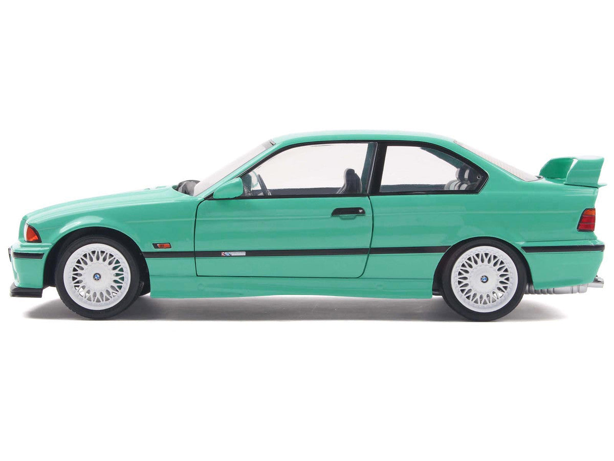 1991 BMW E36 M3 "Solido Works" Mint Green with Mint Green Interior 1/18 Diecast Model Car by Solido Solido