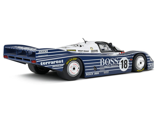 Porsche 956LH #18 Jurgen Lassig - Axel Plankenhorn - Desire Wilson "24 Hours of Le Mans" (1983) "Competition" Series 1/18 Diecast Model Car by Solido Solido