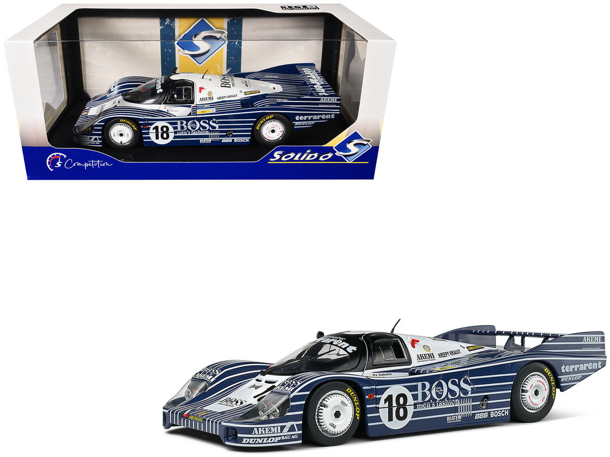 Porsche 956LH #18 Jurgen Lassig - Axel Plankenhorn - Desire Wilson "24 Hours of Le Mans" (1983) "Competition" Series 1/18 Diecast Model Car by Solido Solido