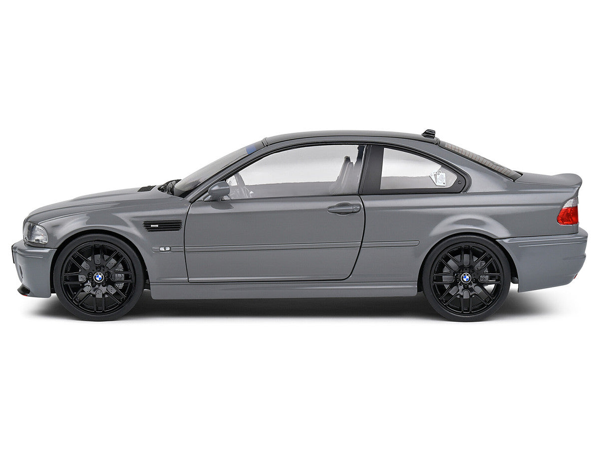 2000 BMW E46 M3 "Streetfighter" Nardo Gray with Black Top 1/18 Diecast Model Car by Solido Solido
