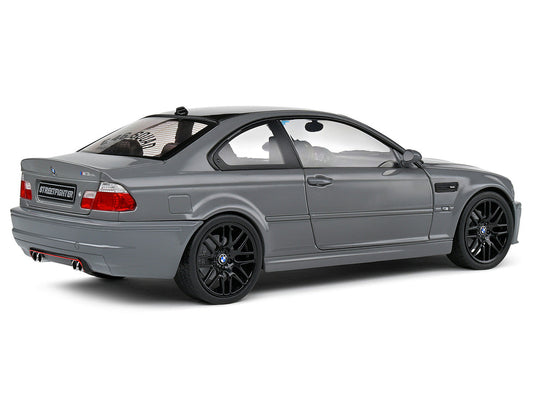 2000 BMW E46 M3 "Streetfighter" Nardo Gray with Black Top 1/18 Diecast Model Car by Solido Solido