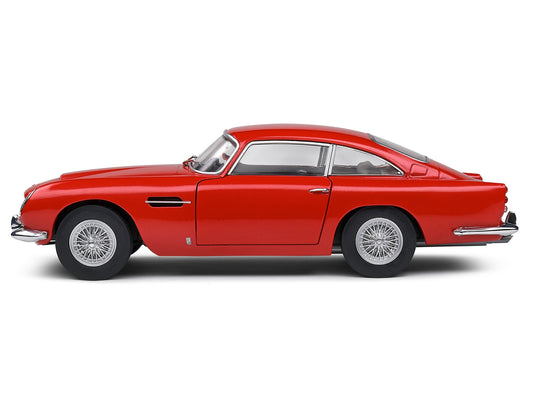 1964 Aston Martin DB5 RHD (Right Hand Drive) Red Metallic 1/18 Diecast Model Car by Solido