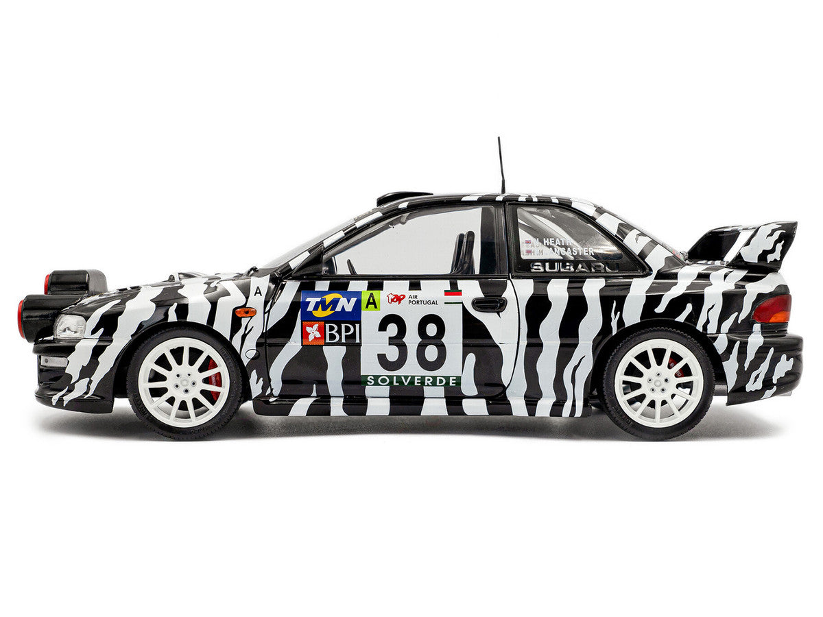 Subaru Impreza S5 WRC99 #38 Nigel Heath - Steve Lancaster "Rallye de Portugal" (2001) "Competition" Series 1/18 Diecast Model Car by Solido-0
