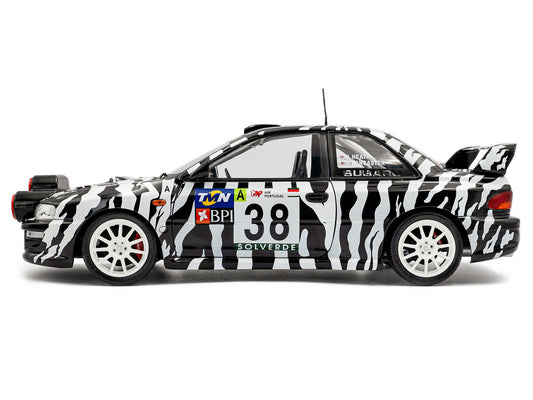 Subaru Impreza S5 WRC99 #38 Nigel Heath - Steve Lancaster "Rallye de Portugal" (2001) "Competition" Series 1/18 Diecast Model Car by Solido-0