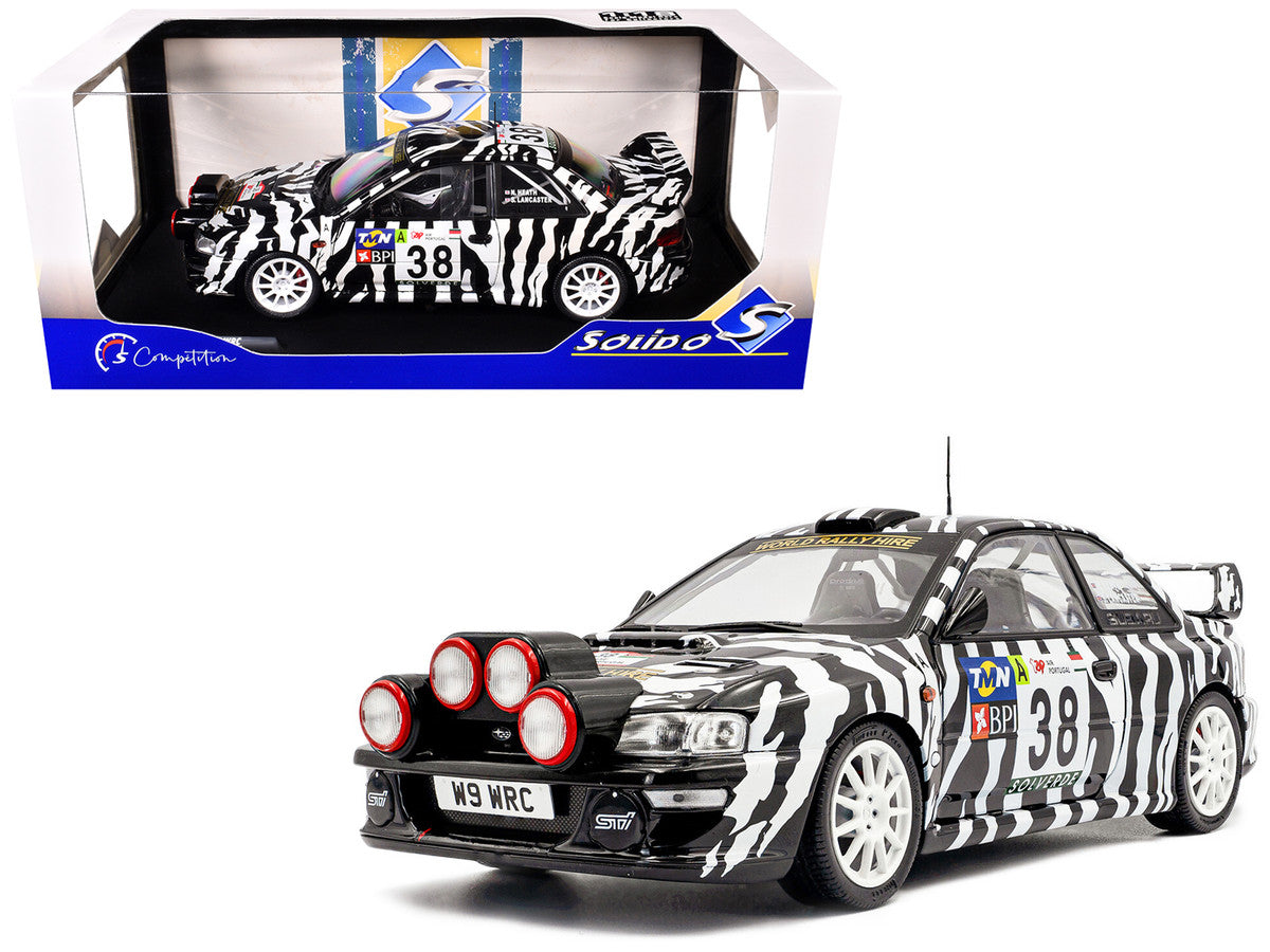 Subaru Impreza S5 WRC99 #38 Nigel Heath - Steve Lancaster "Rallye de Portugal" (2001) "Competition" Series 1/18 Diecast Model Car by Solido-4