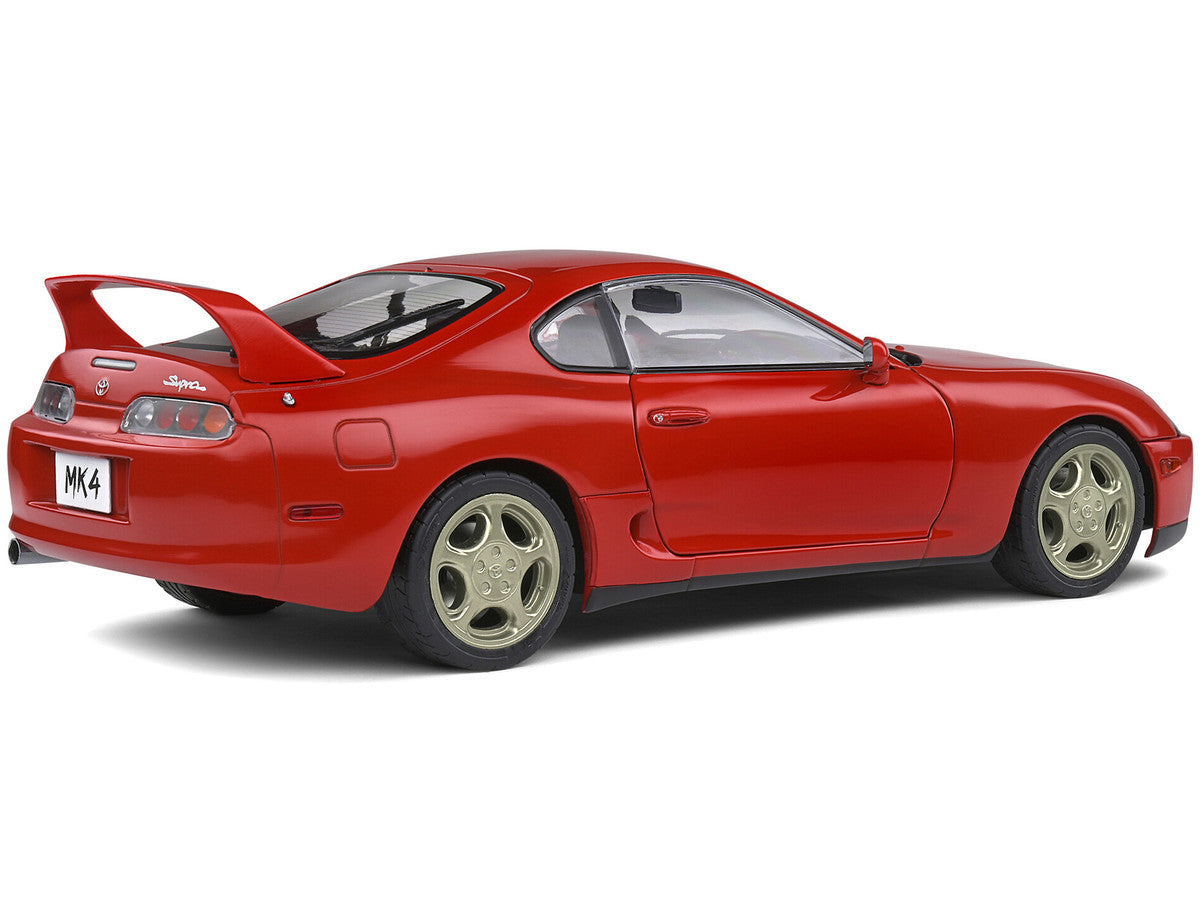 1993 Toyota Supra MK4 RHD (Right Hand Drive) Red 1/18 Diecast Model Car by Solido-4