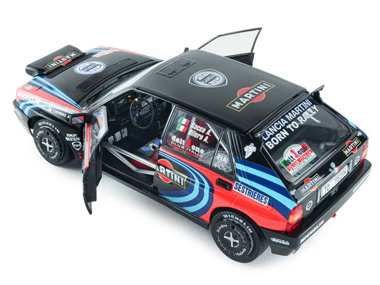 Lancia Delta HF Integrale #1 A. Sacco - A. Ollero "Miki Biasion Martini Racing Rallye Monte Carlo 1990 Tribute" FIA Historic Rally (2026) "Competition" Series 1/18 Diecast Model Car by Solido Solido