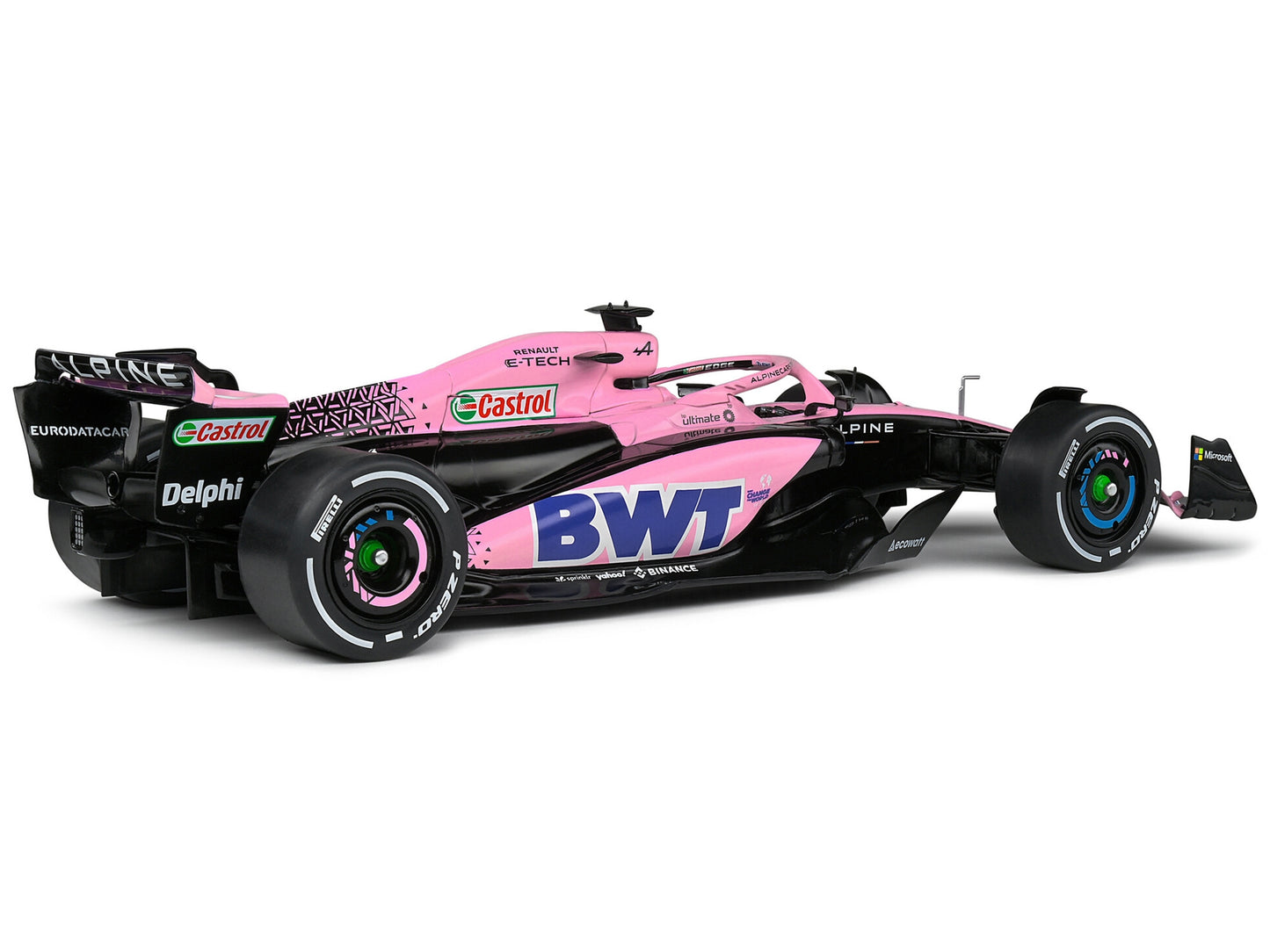 Alpine A523 Pink Edition "BWT" Formula One F1 "Presentation Version" (2023) "Competition" Series 1/18 Diecast Model Car by Solido