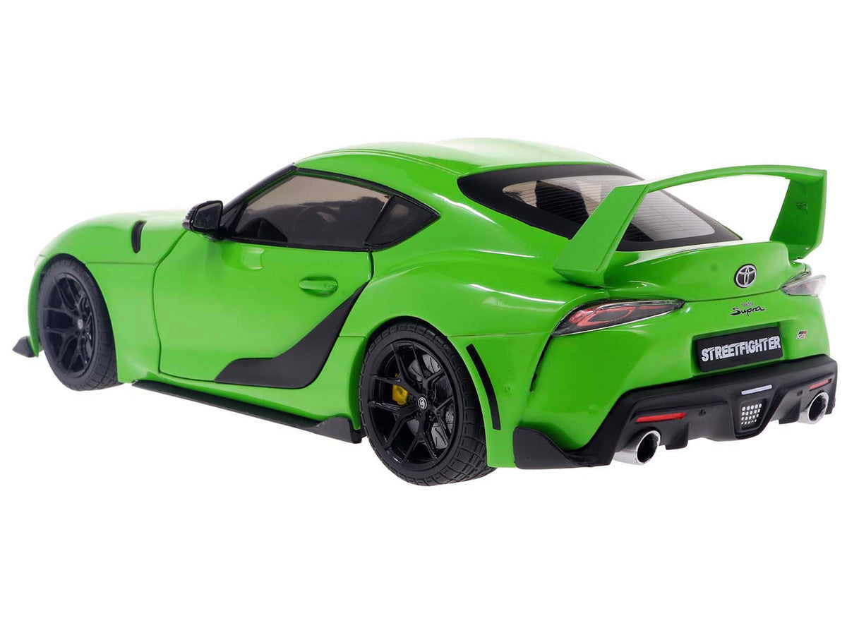 2023 Toyota GR Supra "StreetFighter" Green 1/18 Diecast Model Car by Solido Solido