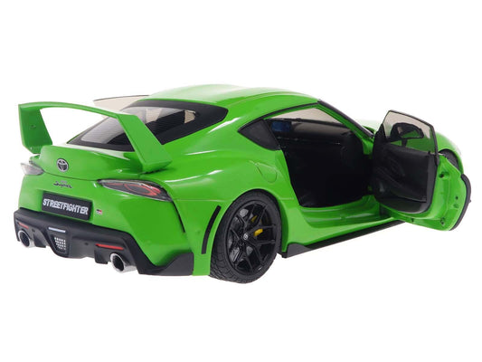 2023 Toyota GR Supra "StreetFighter" Green 1/18 Diecast Model Car by Solido