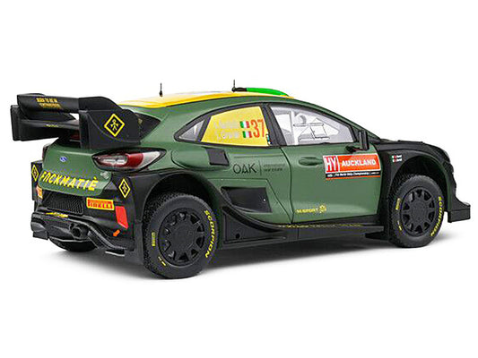 Ford Puma Rally1 Hybrid #37 Lorenzo Bertelli - Lorenzo Granai "Rally New Zealand" (2022) "Competition" Series 1/18 Diecast Model Car by Solido Solido