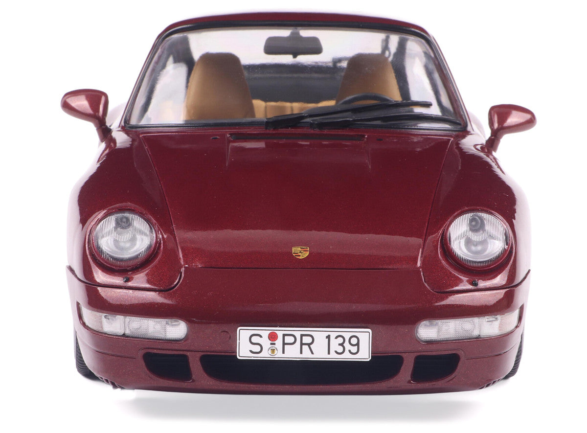 1997 Porsche 911 (993) Turbo Arena Red Metallic 1/18 Diecast Model Car by Solido-3