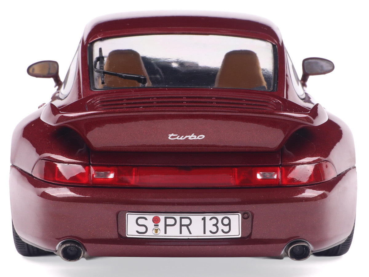 1997 Porsche 911 (993) Turbo Arena Red Metallic 1/18 Diecast Model Car by Solido-4