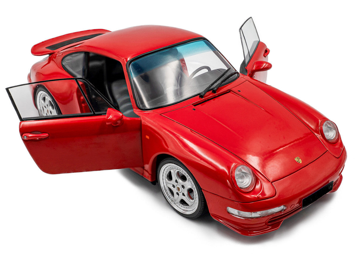 1997 Porsche 911 (993) Carrera RS Guards Red 1/18 Diecast Model Car by Solido Solido
