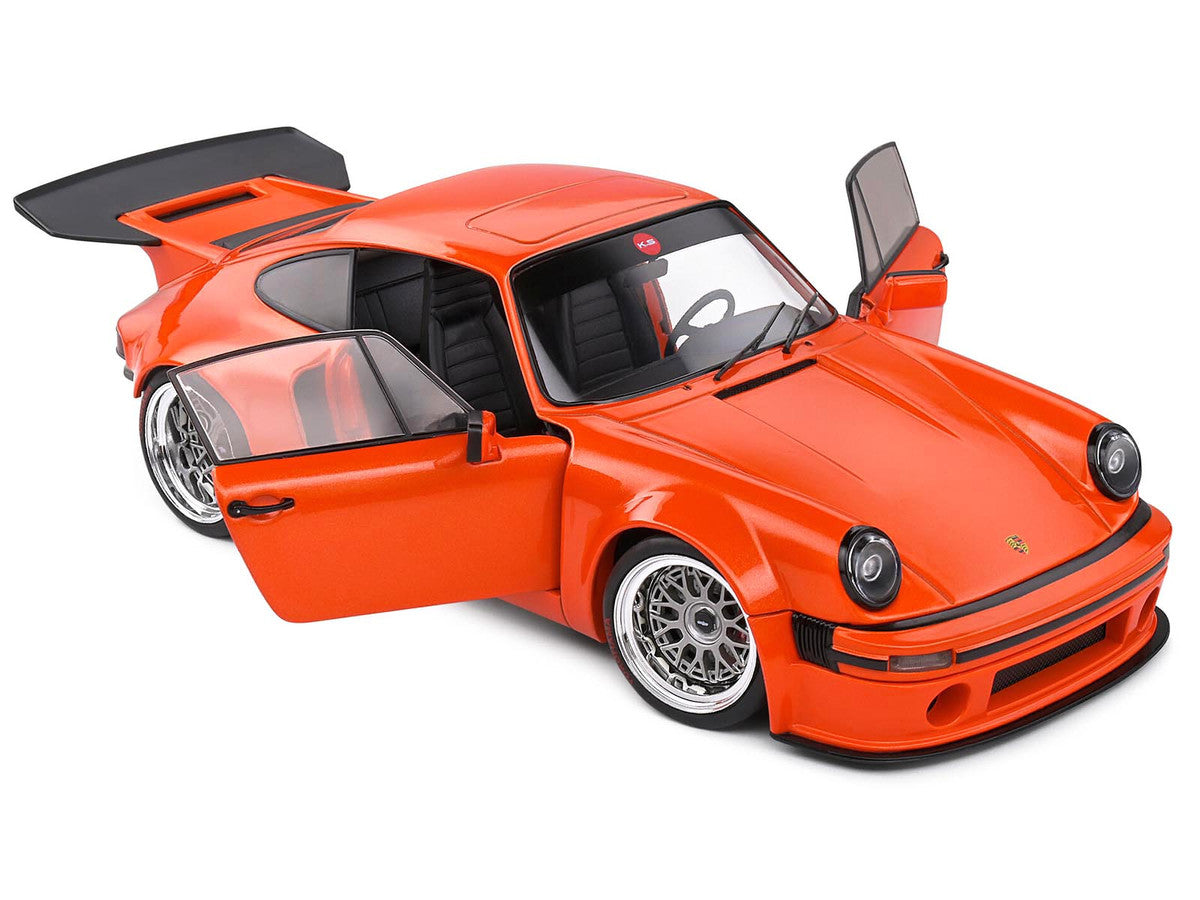 2022 Porsche 911 KS-R Orange Metallic 1/18 Diecast Model Car by Solido Solido