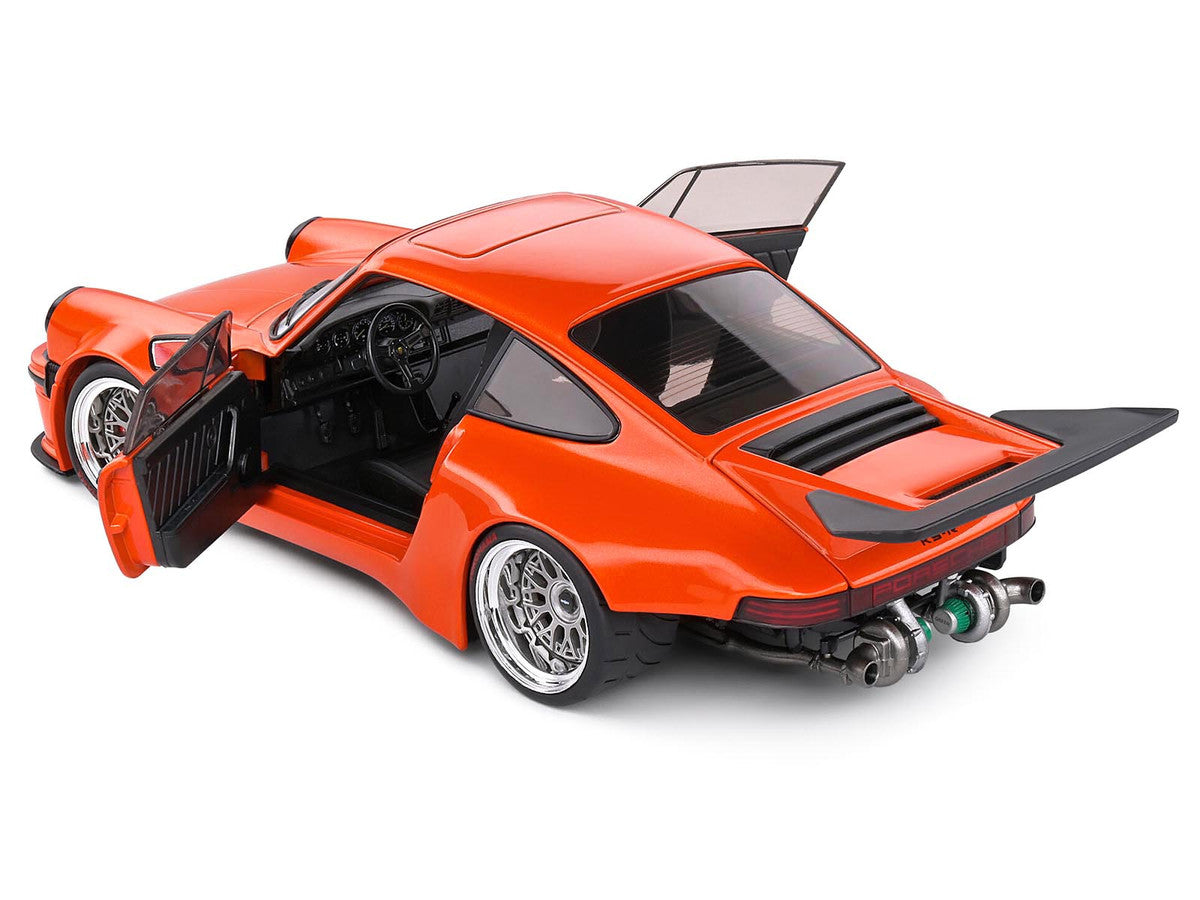 2022 Porsche 911 KS-R Orange Metallic 1/18 Diecast Model Car by Solido Solido