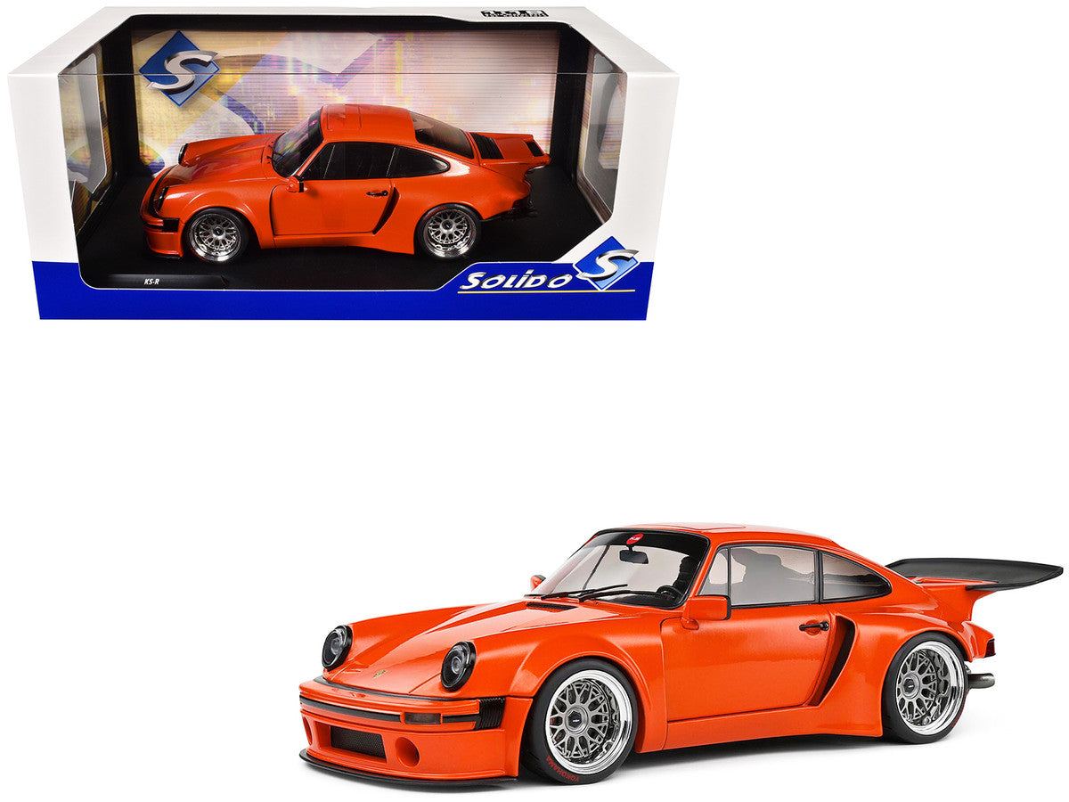 2022 Porsche 911 KS-R Orange Metallic 1/18 Diecast Model Car by Solido Solido