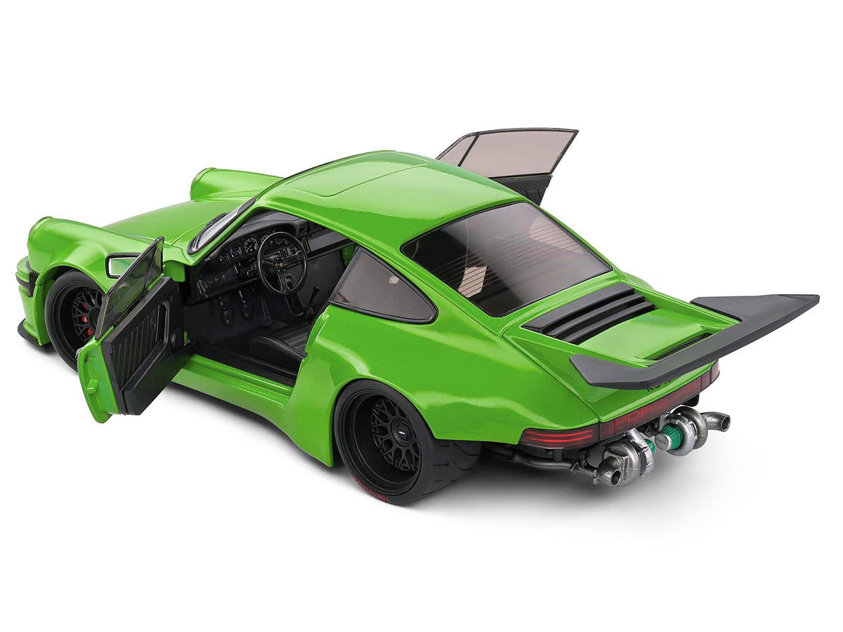 2022 Porsche 911 KS-R Green Metallic 1/18 Diecast Model Car by Solido-2