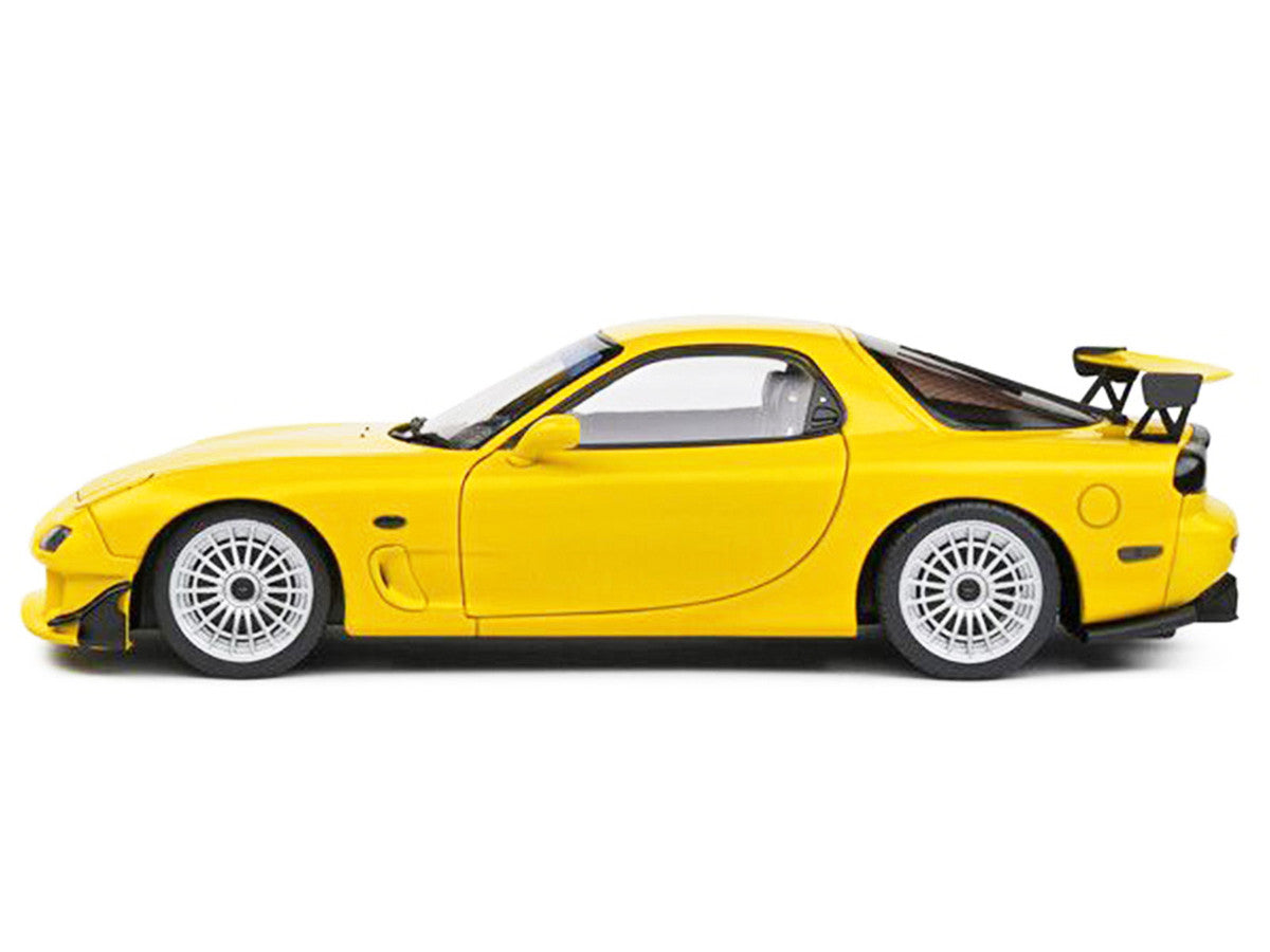 1994 Mazda RX7 Type RS (FD3RS) RHD (Right Hand Drive) Yellow 1/18 Diecast Model Car by Solido Solido