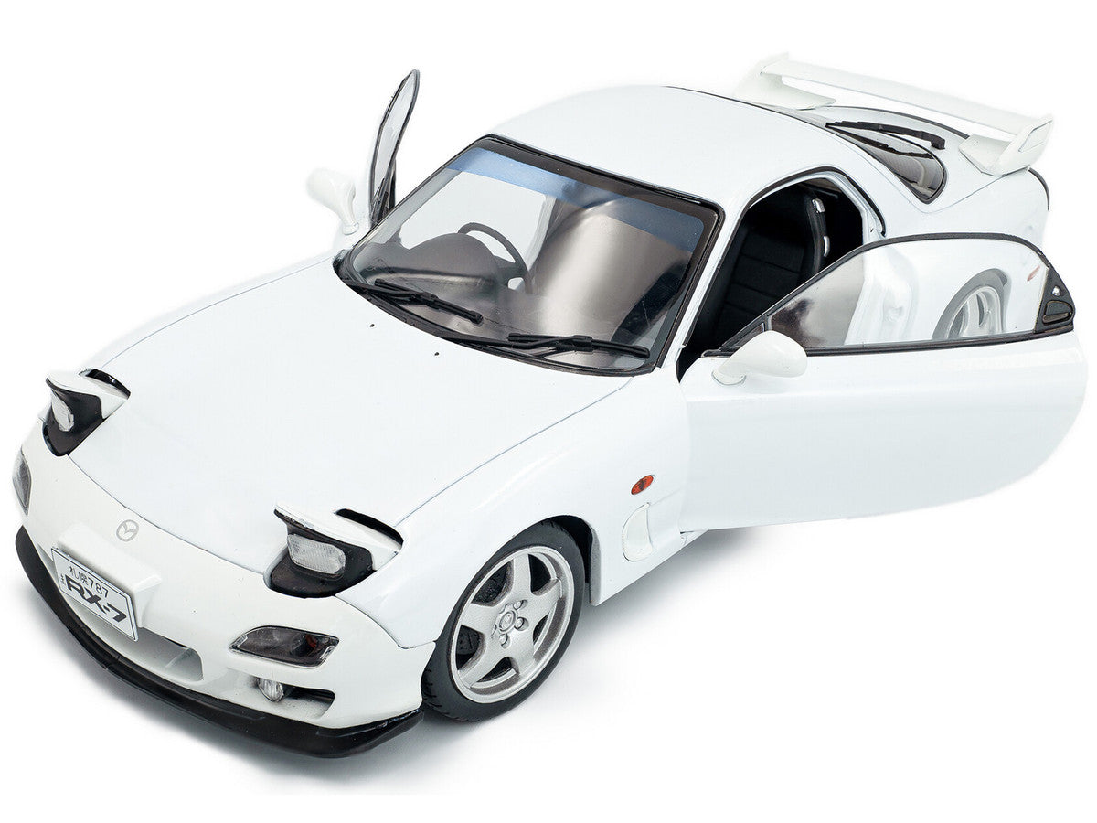 2001 Mazda RX7 Type RS (FD3S) RHD (Right Hand Drive) White 1/18 Diecast Model Car by Solido Solido