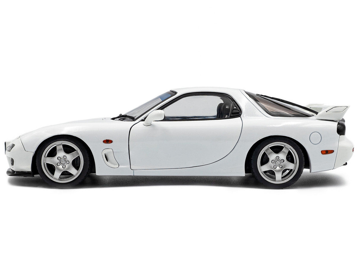2001 Mazda RX7 Type RS (FD3S) RHD (Right Hand Drive) White 1/18 Diecast Model Car by Solido Solido