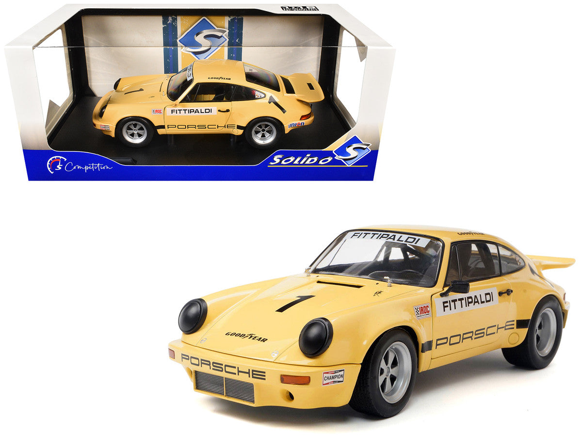 Porsche 911 IROC #1 Emerson Fittipaldi "International Race of Champions" (1974) "Competition" Series 1/18 Diecast Model Car by Solido Solido