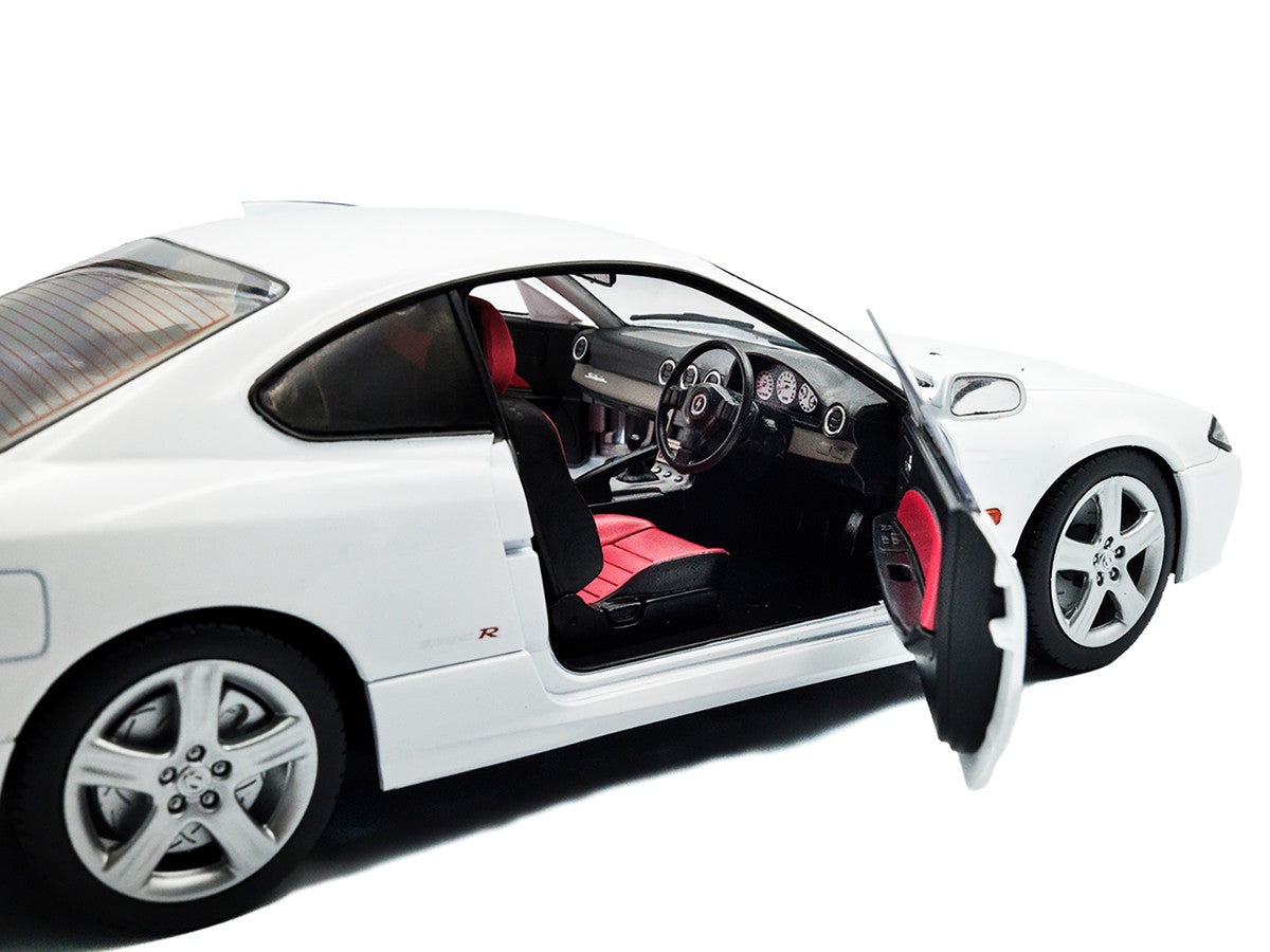1999 Nissan Silvia (S15) Spec-R Aero RHD (Right Hand Drive) Aspen White 1/18 Diecast Model Car by Solido Solido