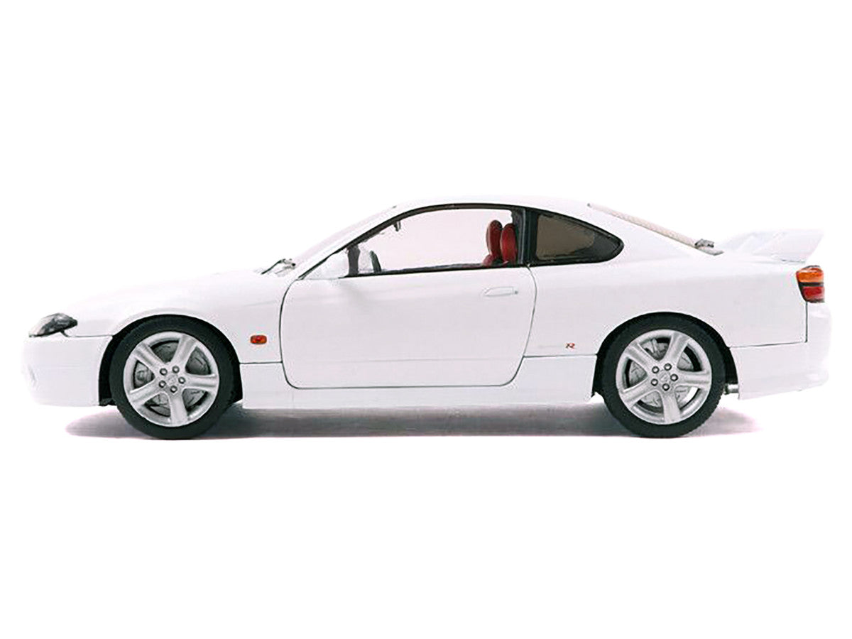 1999 Nissan Silvia (S15) Spec-R Aero RHD (Right Hand Drive) Aspen White 1/18 Diecast Model Car by Solido Solido