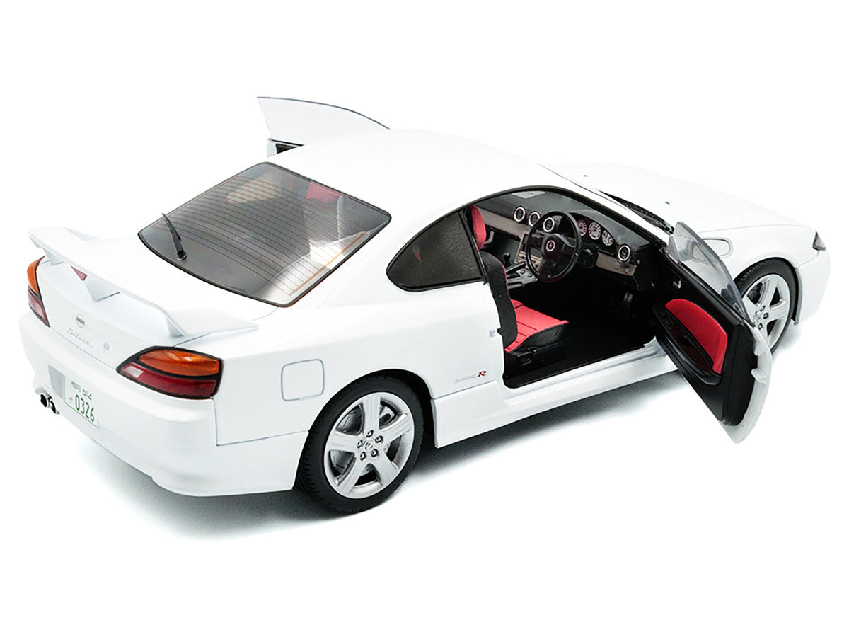 1999 Nissan Silvia (S15) Spec-R Aero RHD (Right Hand Drive) Aspen White 1/18 Diecast Model Car by Solido Solido
