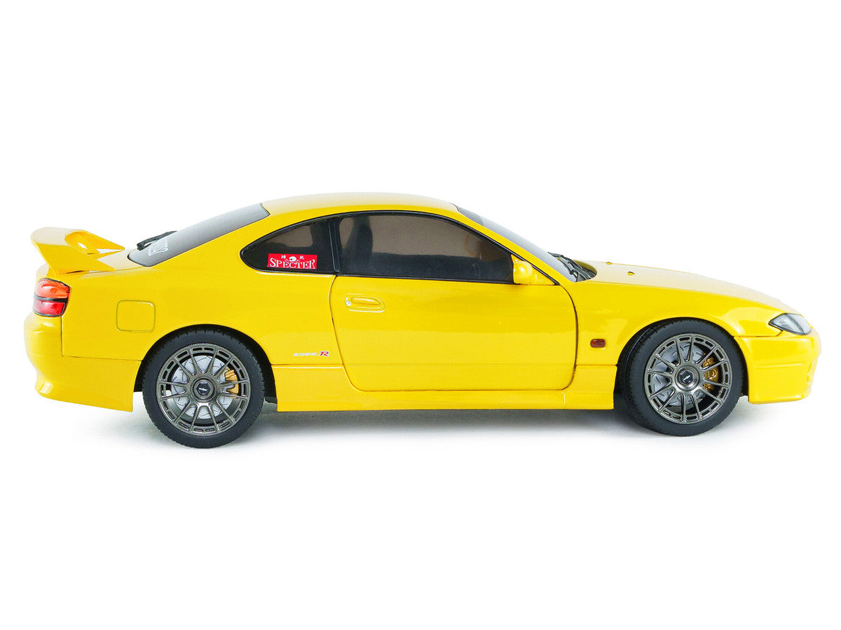 1999 Nissan Silvia (S15) Spec-R Aero RHD (Right Hand Drive) Lightning Yellow 1/18 Diecast Model Car by Solido Solido