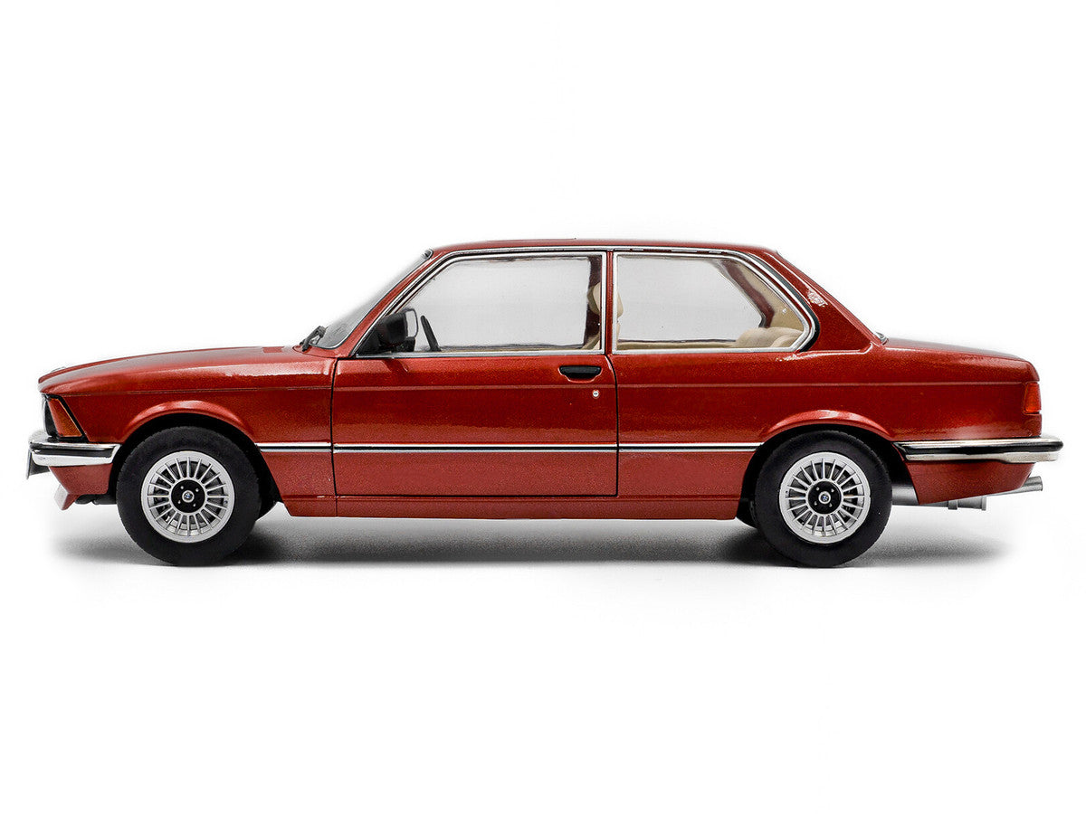 1980 BMW 323i Ruby Red Metallic 1/18 Diecast Model Car by Solido-1