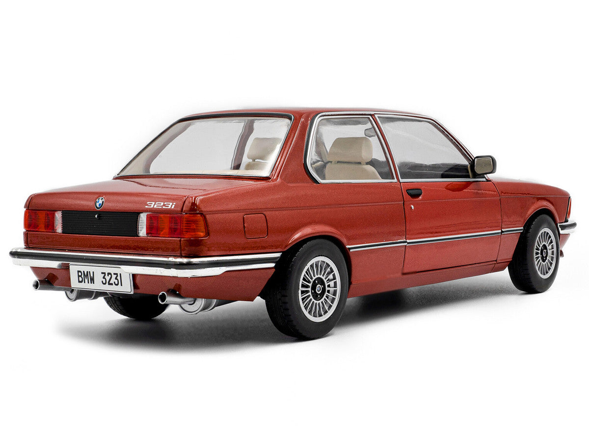 1980 BMW 323i Ruby Red Metallic 1/18 Diecast Model Car by Solido-0