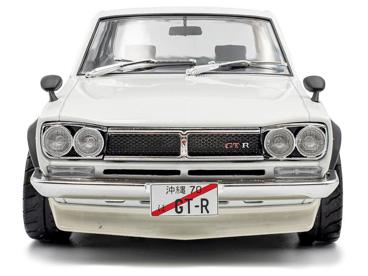 1970 Nissan Skyline (C10) Hakosuka RHD (Right Hand Drive) White 1/18 Diecast Model Car by Solido Solido