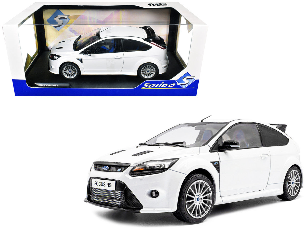 2009 Ford Focus RS MK2 Frozen White 1/18 Diecast Model Car by Solido Solido
