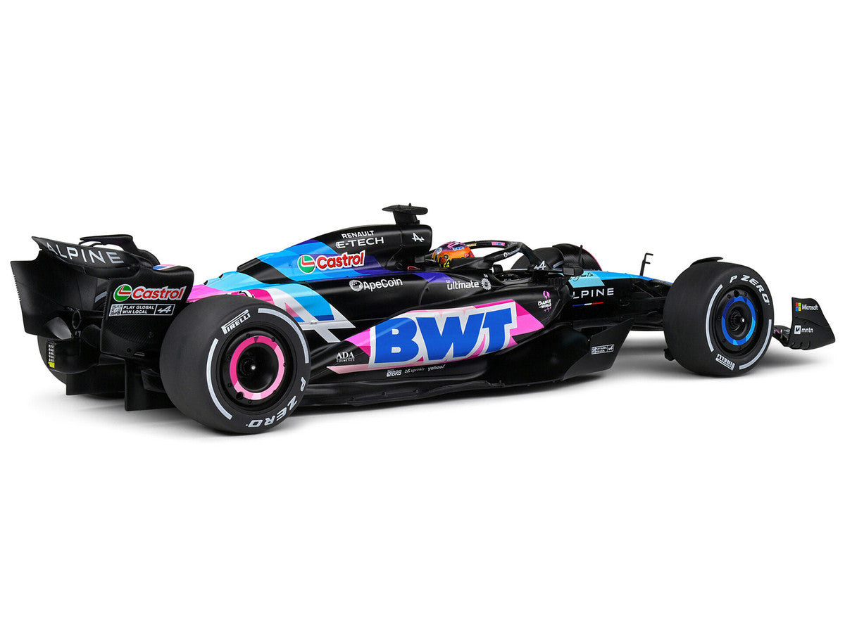 Alpine A524 #31 Esteban Ocon "BWT" Formula One F1 Miami GP (2024) "Competition" Series 1/18 Diecast Model Car by Solido Solido