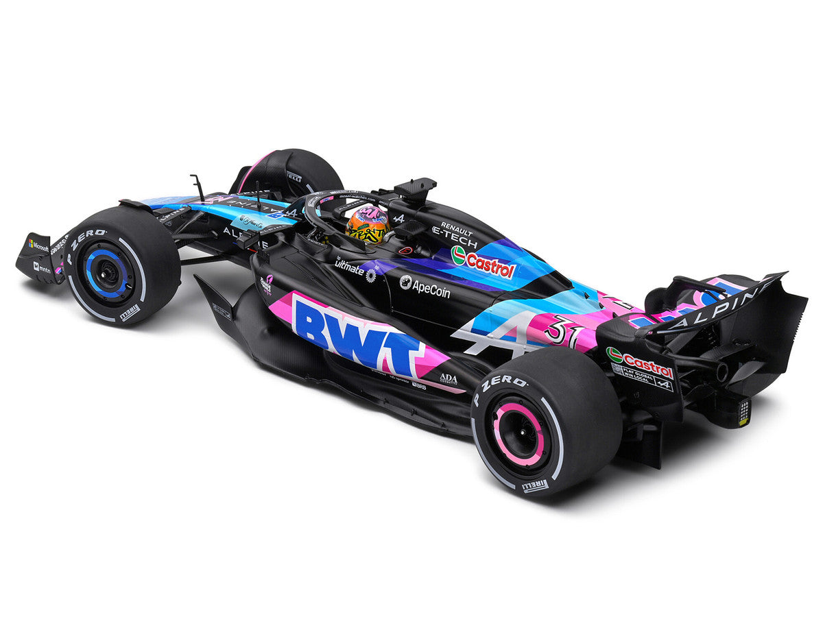 Alpine A524 #31 Esteban Ocon "BWT" Formula One F1 Miami GP (2024) "Competition" Series 1/18 Diecast Model Car by Solido Solido