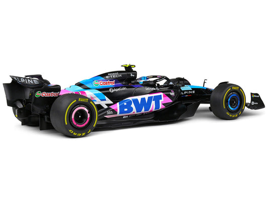 Alpine A524 #10 Pierre Gasly "BWT" Formula One F1 Monaco GP (2024) "Competition" Series 1/18 Diecast Model Car by Solido Solido