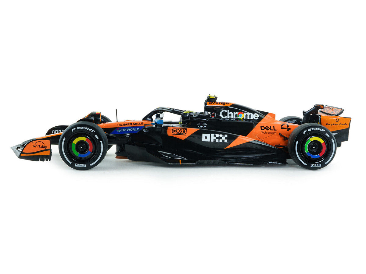 McLaren MCL39 #4 Lando Norris "OKX" Winner Formula One F1 "Australian GP" (2025) "Competition" Series 1/18 Diecast Model Car by Solido Solido