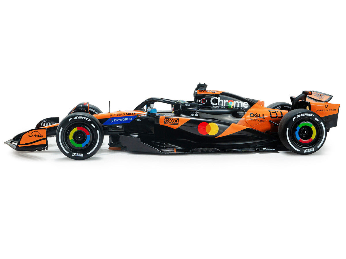 McLaren MCL39 #81 Oscar Piastri "OKX" Winner Formula One F1 "Chinese GP" (2025) "Competition" Series 1/18 Diecast Model Car by Solido-1