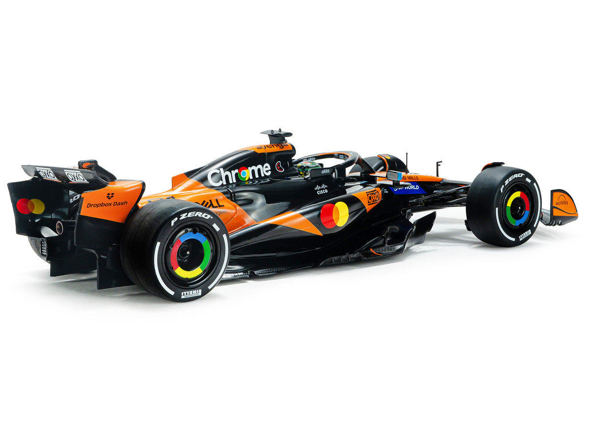 McLaren MCL39 #81 Oscar Piastri "OKX" Winner Formula One F1 "Chinese GP" (2025) "Competition" Series 1/18 Diecast Model Car by Solido-2