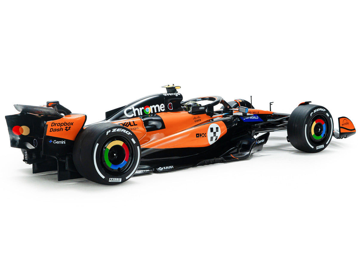 McLaren MCL39 #4 Lando Norris "OKX" Winner Formula One F1 "Monaco GP" (2025) "Competition" Series 1/18 Diecast Model Car by Solido-2