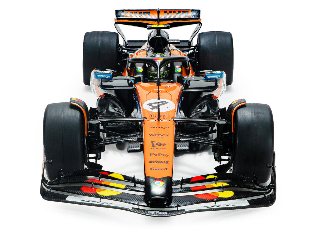 McLaren MCL39 #4 Lando Norris "OKX" Winner Formula One F1 "Monaco GP" (2025) "Competition" Series 1/18 Diecast Model Car by Solido-3