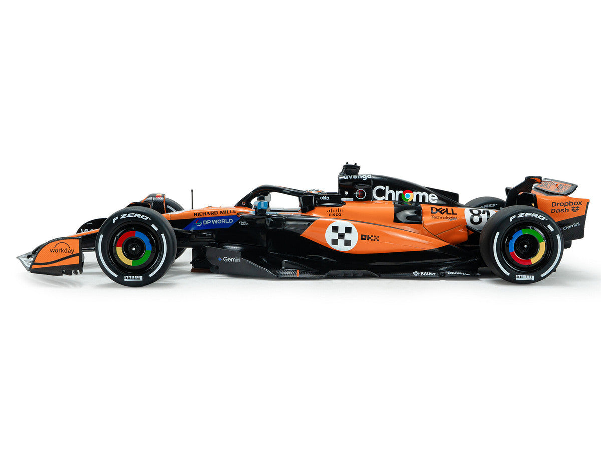 McLaren MCL39 #81 Oscar Piastri "OKX" 3rd Place Formula One F1 "Monaco GP" (2025) "Competition" Series 1/18 Diecast Model Car by Solido Solido