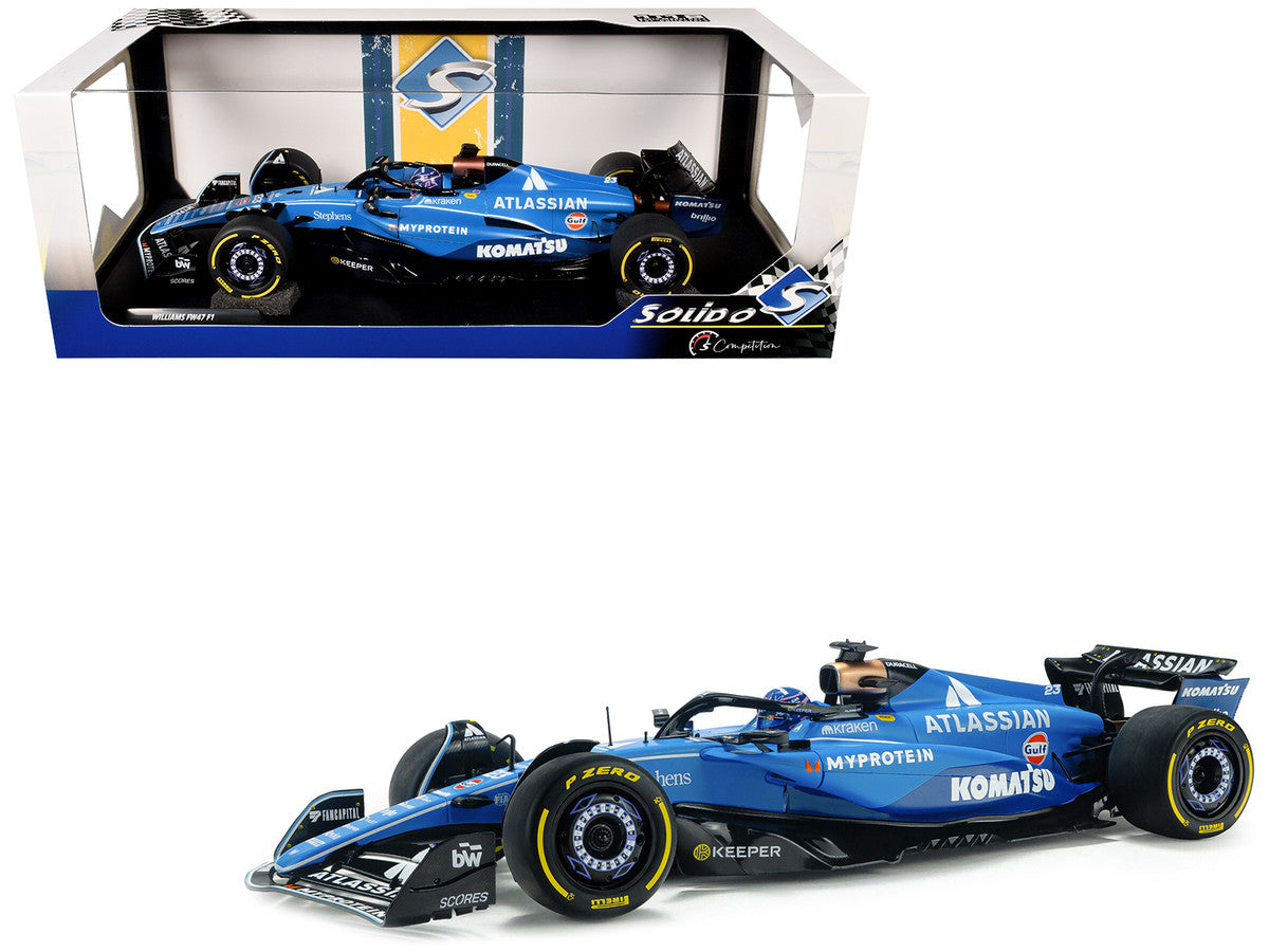Williams FW47 #23 Alex Albon "Atlassian" Formula One F1 "Australian GP" (2025) "Competition" Series 1/18 Diecast Model Car by Solido Solido