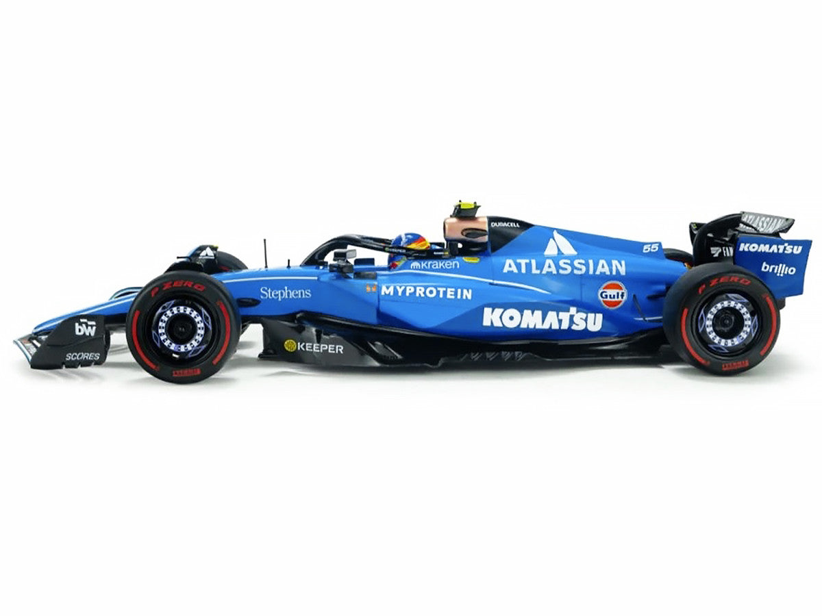 Williams FW47 #55 Carlos Sainz "Atlassian" Formula One F1 "Australian GP" (2025) "Competition" Series 1/18 Diecast Model Car by Solido Solido