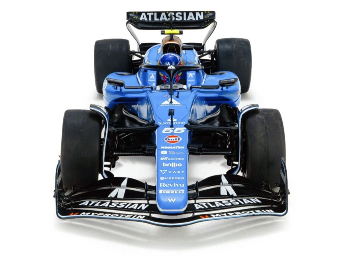 Williams FW47 #55 Carlos Sainz "Atlassian" Formula One F1 "Australian GP" (2025) "Competition" Series 1/18 Diecast Model Car by Solido Solido