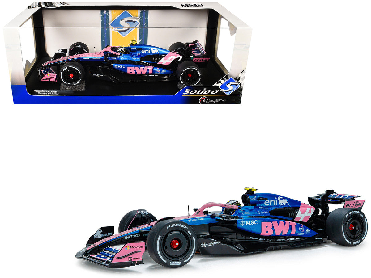 Alpine A525 #7 Jack Doohan "BWT" Formula One F1 "Chinese GP" (2025) "Competition" Series 1/18 Diecast Model Car by Solido-0