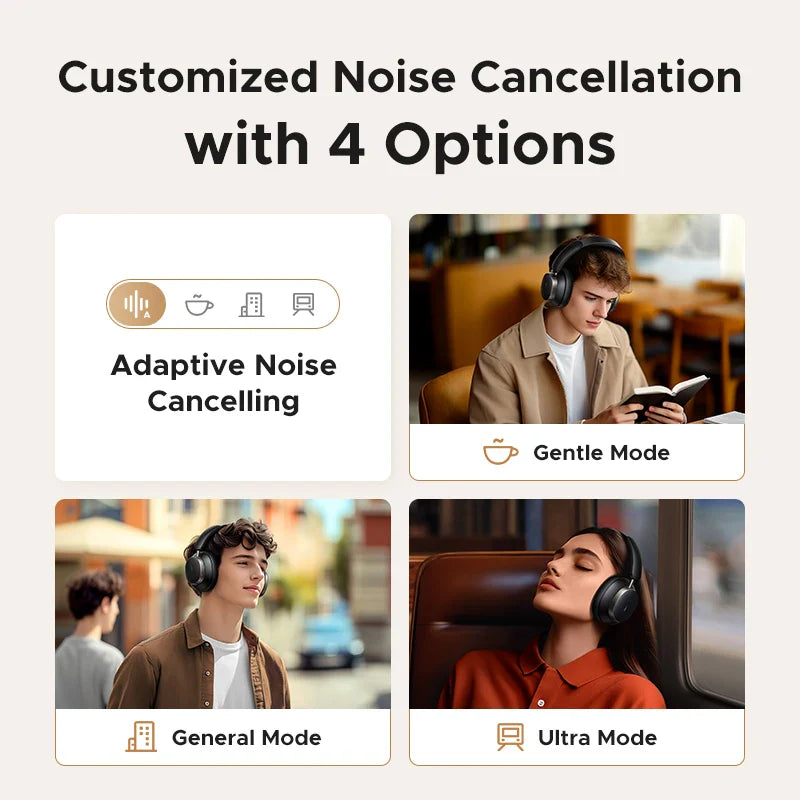 NNEOBA Wireless Over-Ear Bluetooth Headphone Black NNEOBA