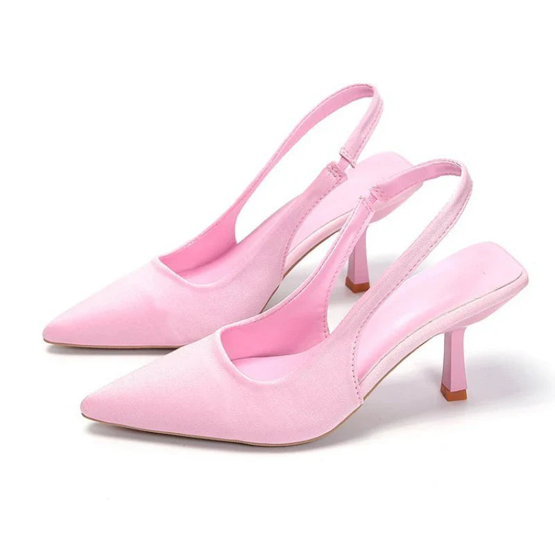 2024 New Sexy Women High Heels Luxury Pointed Toe Women's Pumps Fashion Shallow Sandals Stiletto Heels Women Party Wedding Shoes Pi-Mart